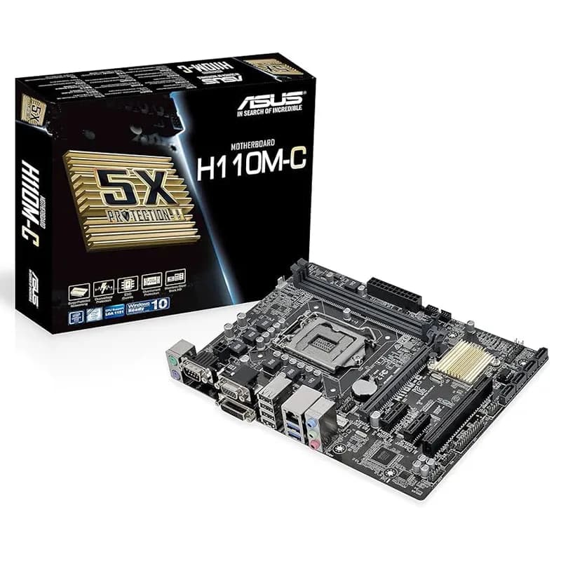 مادربرد استوک ایسوس ASUS H110 M-C DDR4 — تصویر ۲