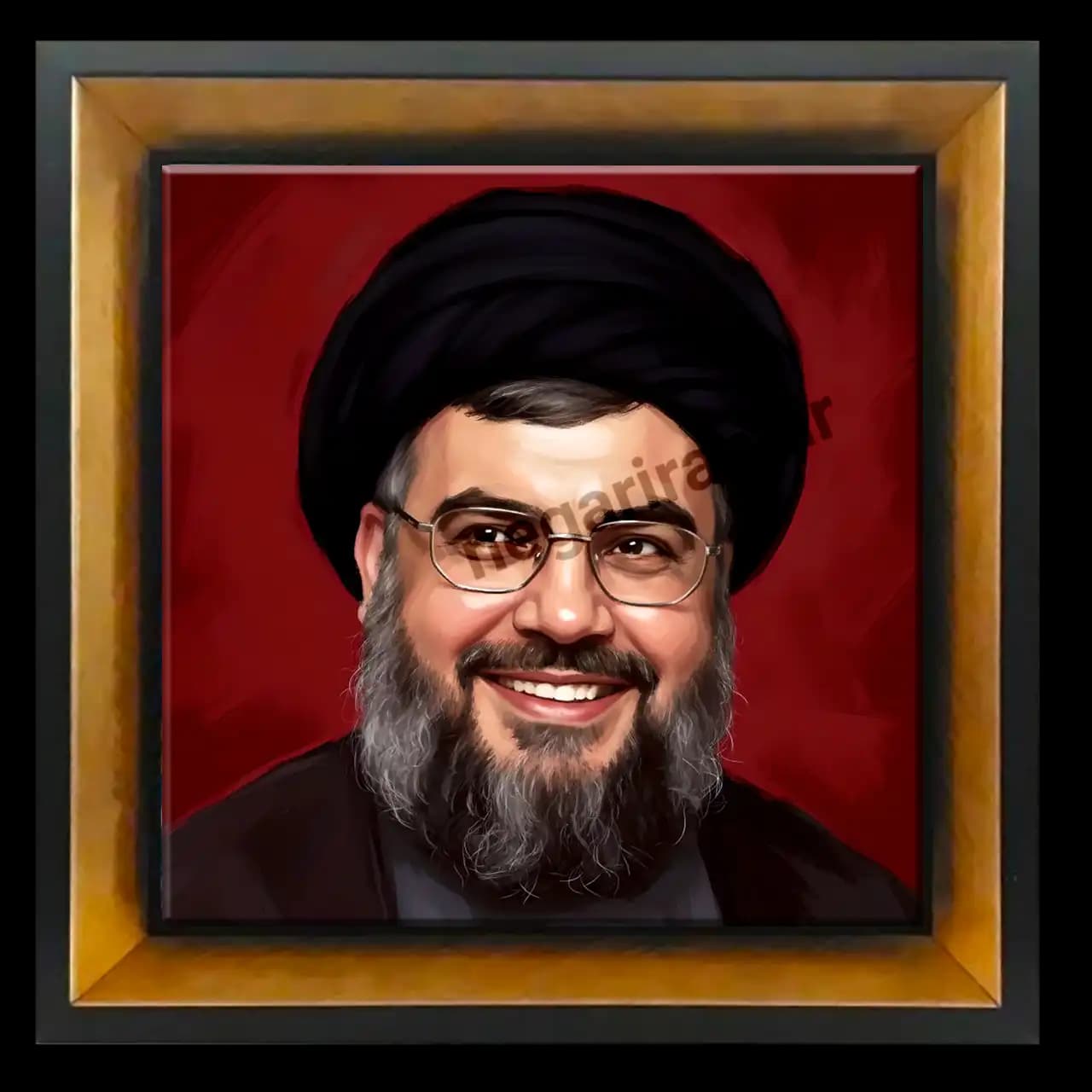 تابلو کاشی شهید نصرالله مدل 2Z122