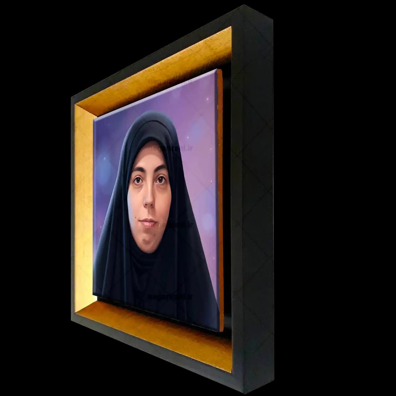تابلو کاشی شهیده فرشته باقری مدل 2Z121 — تصویر ۲