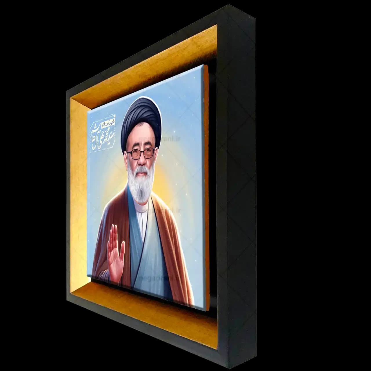 تابلو کاشی شهید سید محمد علی آل هاشم مدل 2Z112 — تصویر ۲
