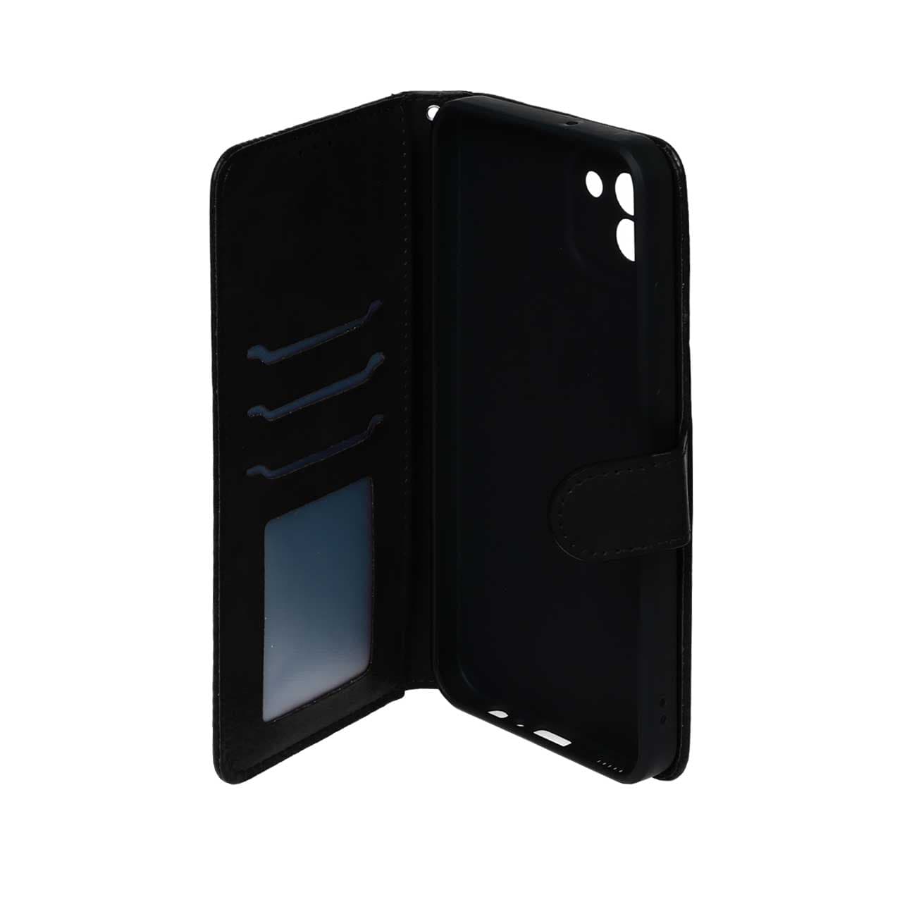 کیف چرمی کلاسوری جا کارتی موبایل مگنتی مدل سامسونگ Samsung A03 -کد4605 — تصویر ۳