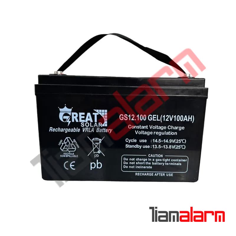 باتری 12 ولت 100 آمپر گریت سولار Great Solar