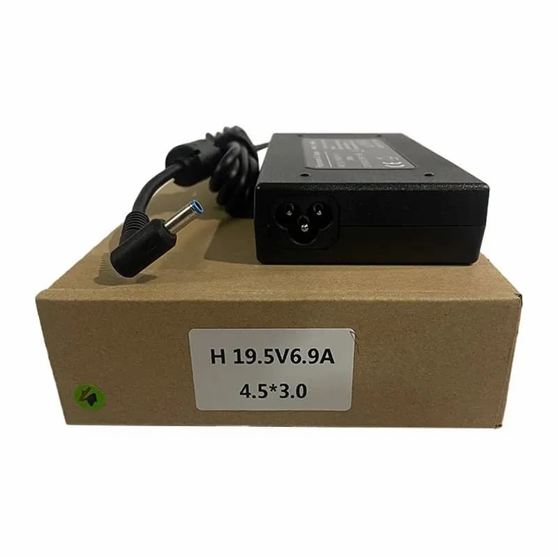 شارژر لپ تاپ HP 19.5V 6.9A سرفیش آبی — تصویر ۴