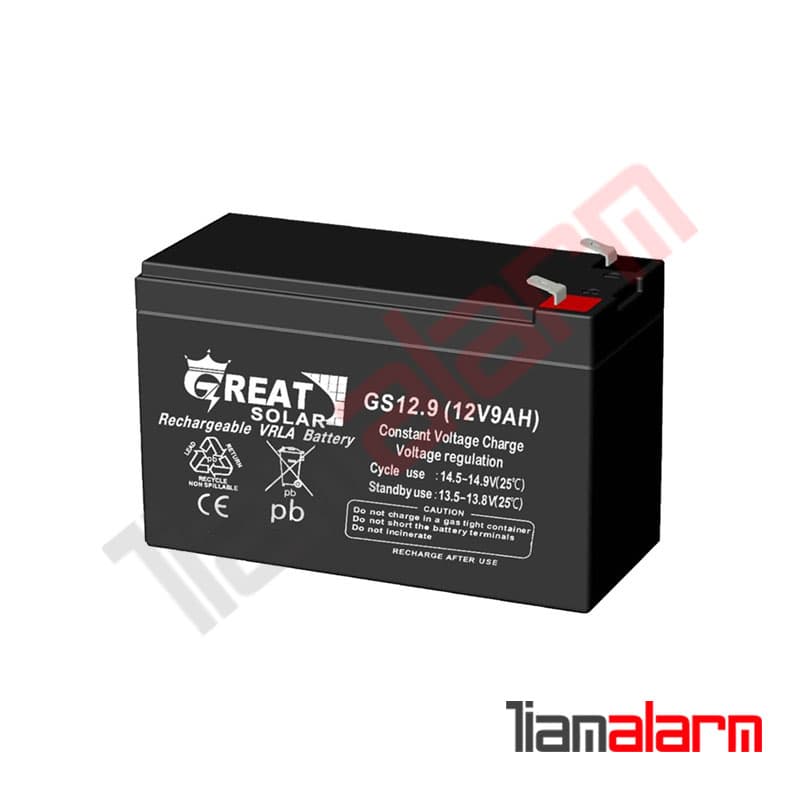 باتری 12 ولت 9 آمپر گریت سولار Great Solar