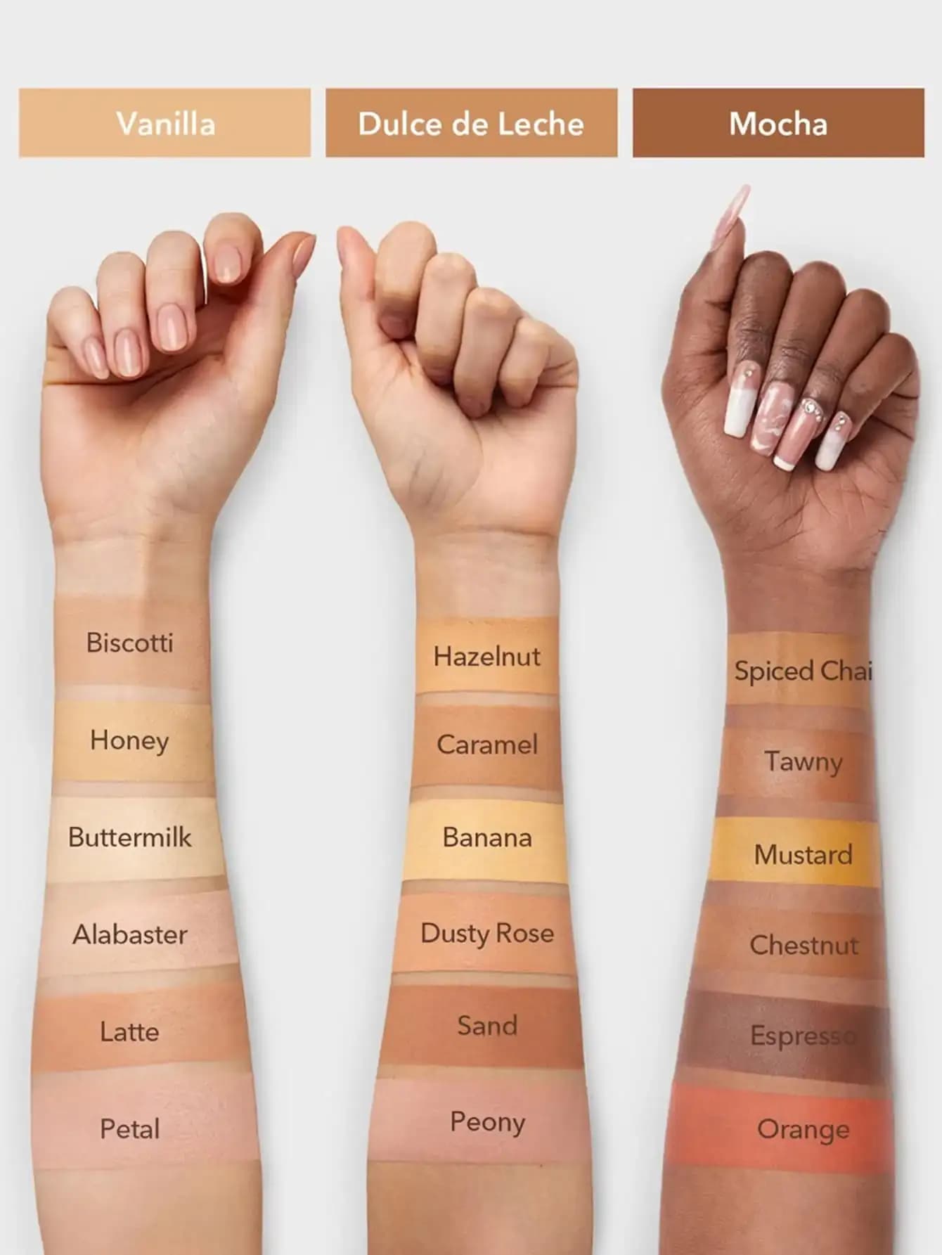 پالت کانسیلر MULTI-FIX شیگلم رنگ DULCE DE LECHE — تصویر ۳