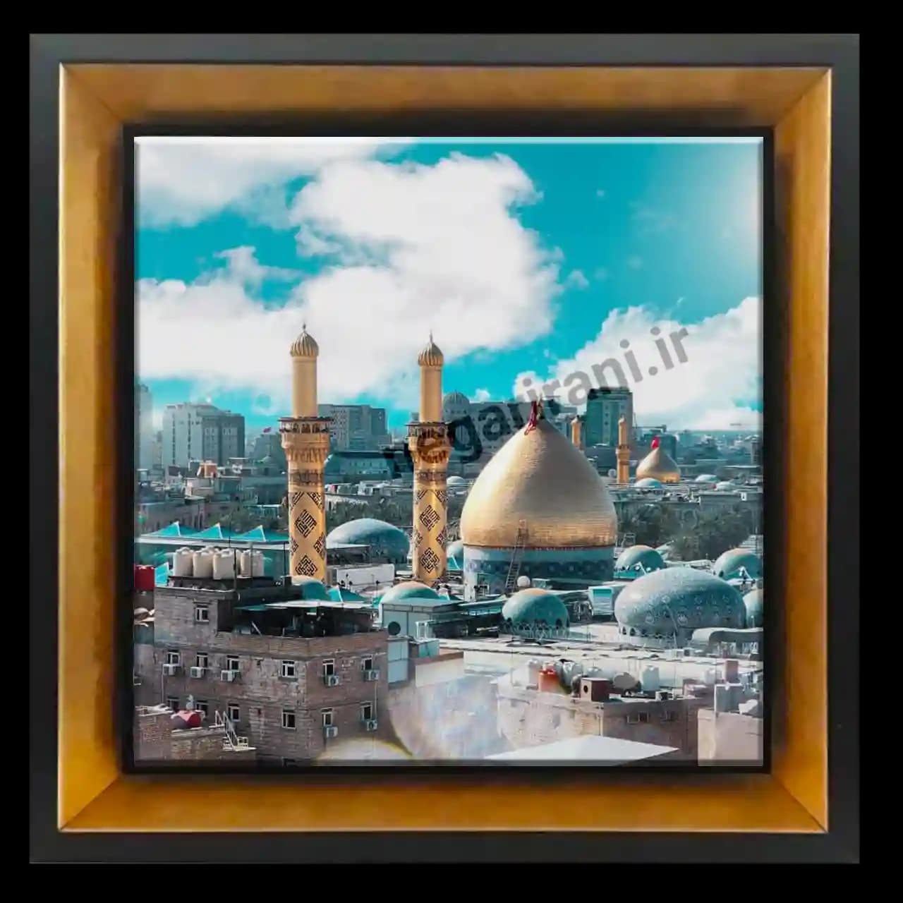 تابلو کاشی حرم حضرت ابوالفضل مدل 2X 32