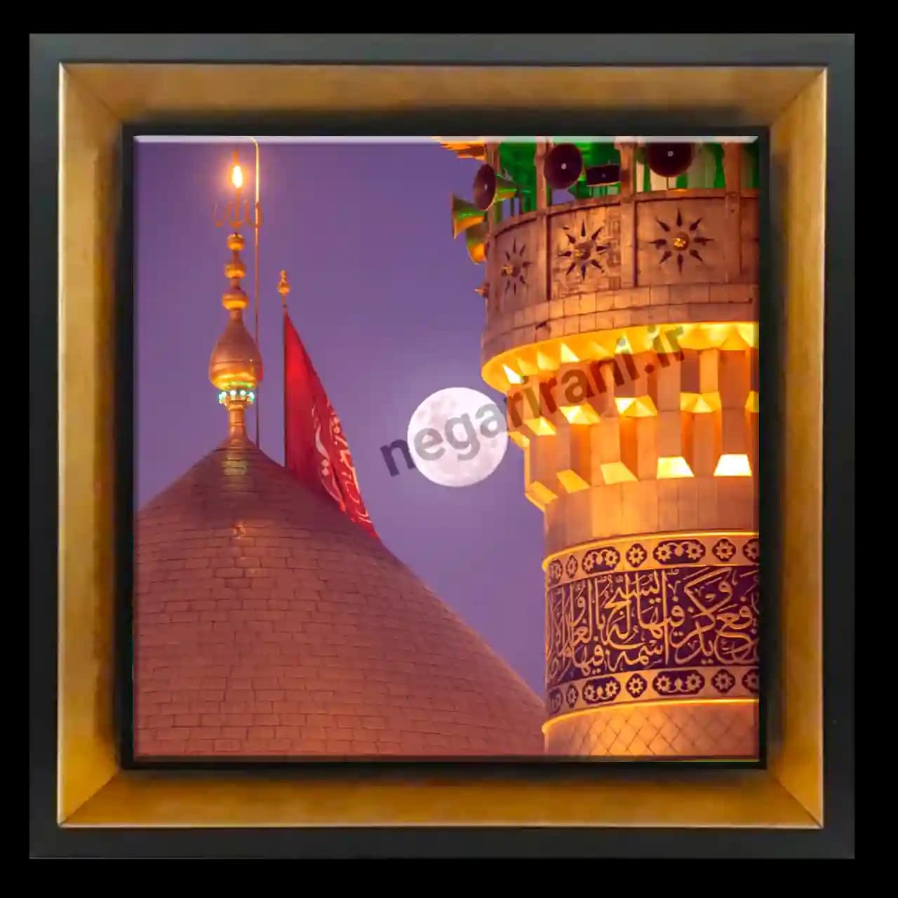 تابلو کاشی قمر بنی هاشم مدل 2X 29