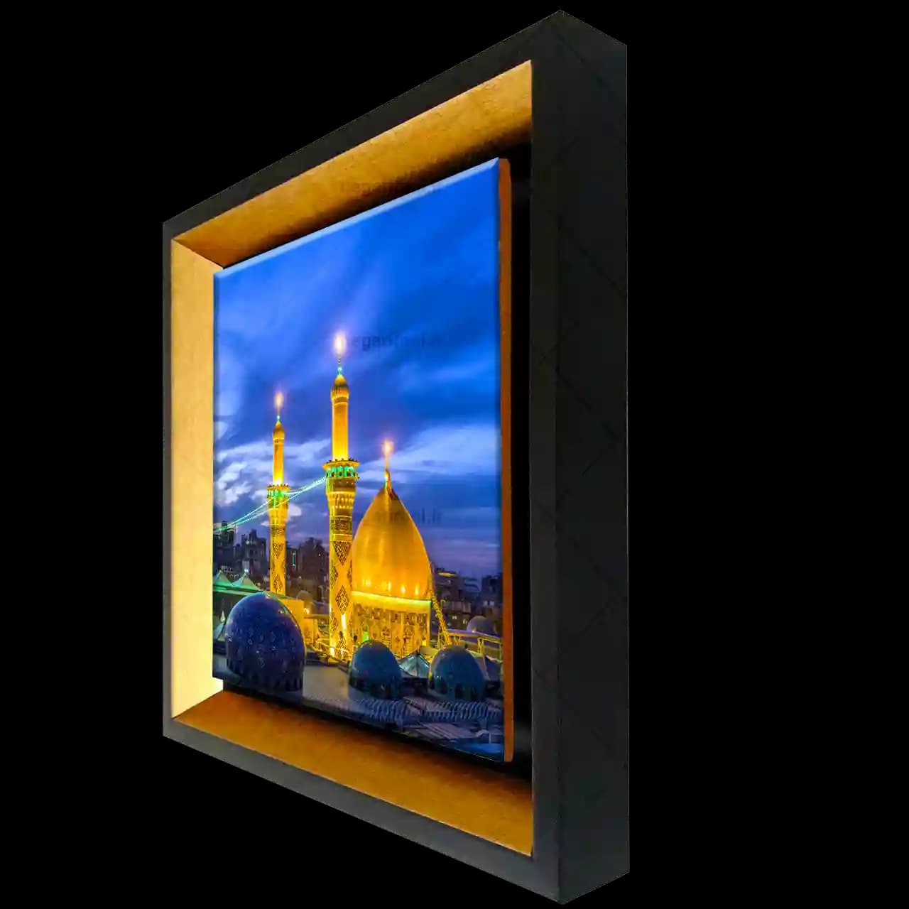 تابلو کاشی گنبد حرم حضرت عباس مدل 2X 21 — تصویر ۲
