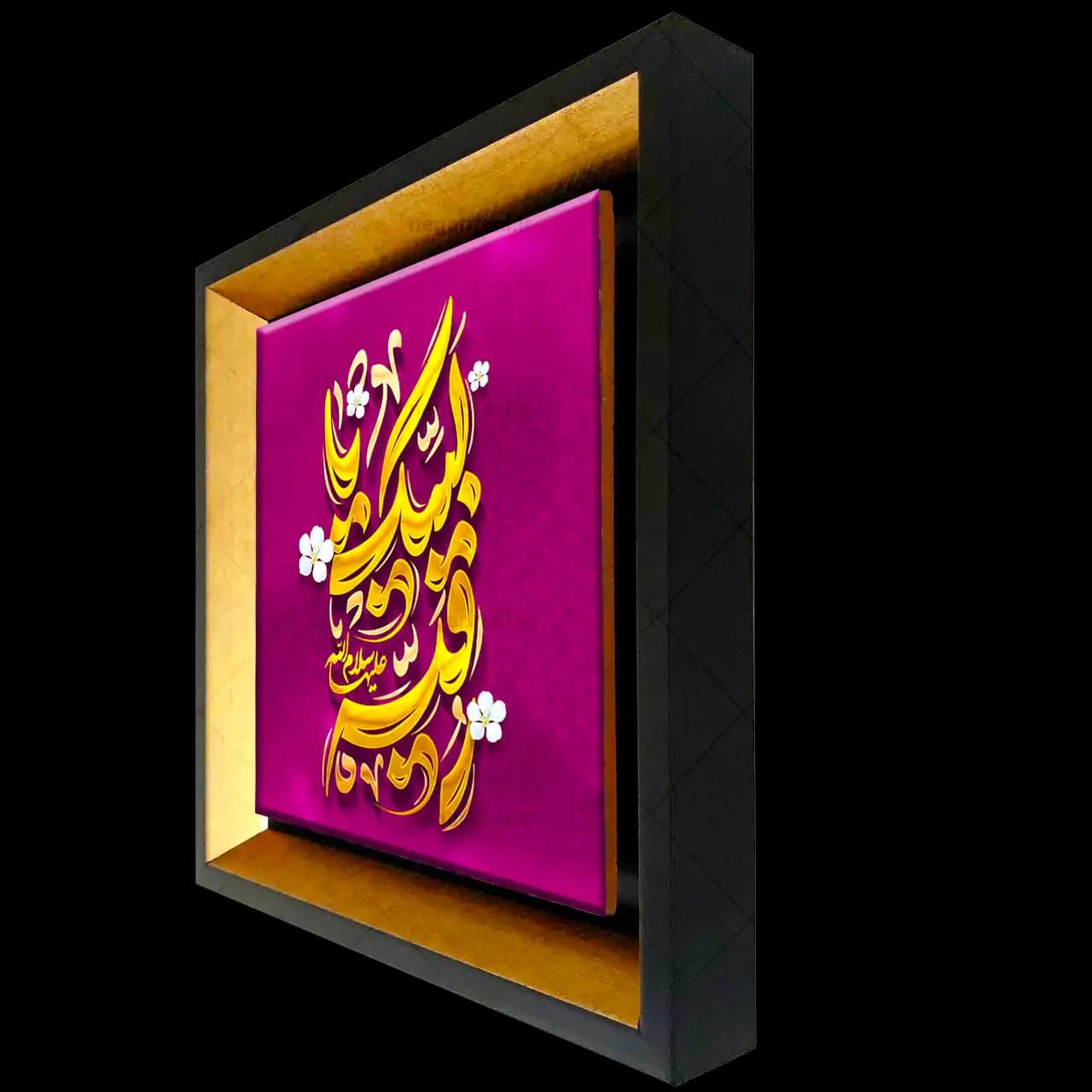 تابلو کاشی لبیک یا رقیه مدل 2Q 20 — تصویر ۲