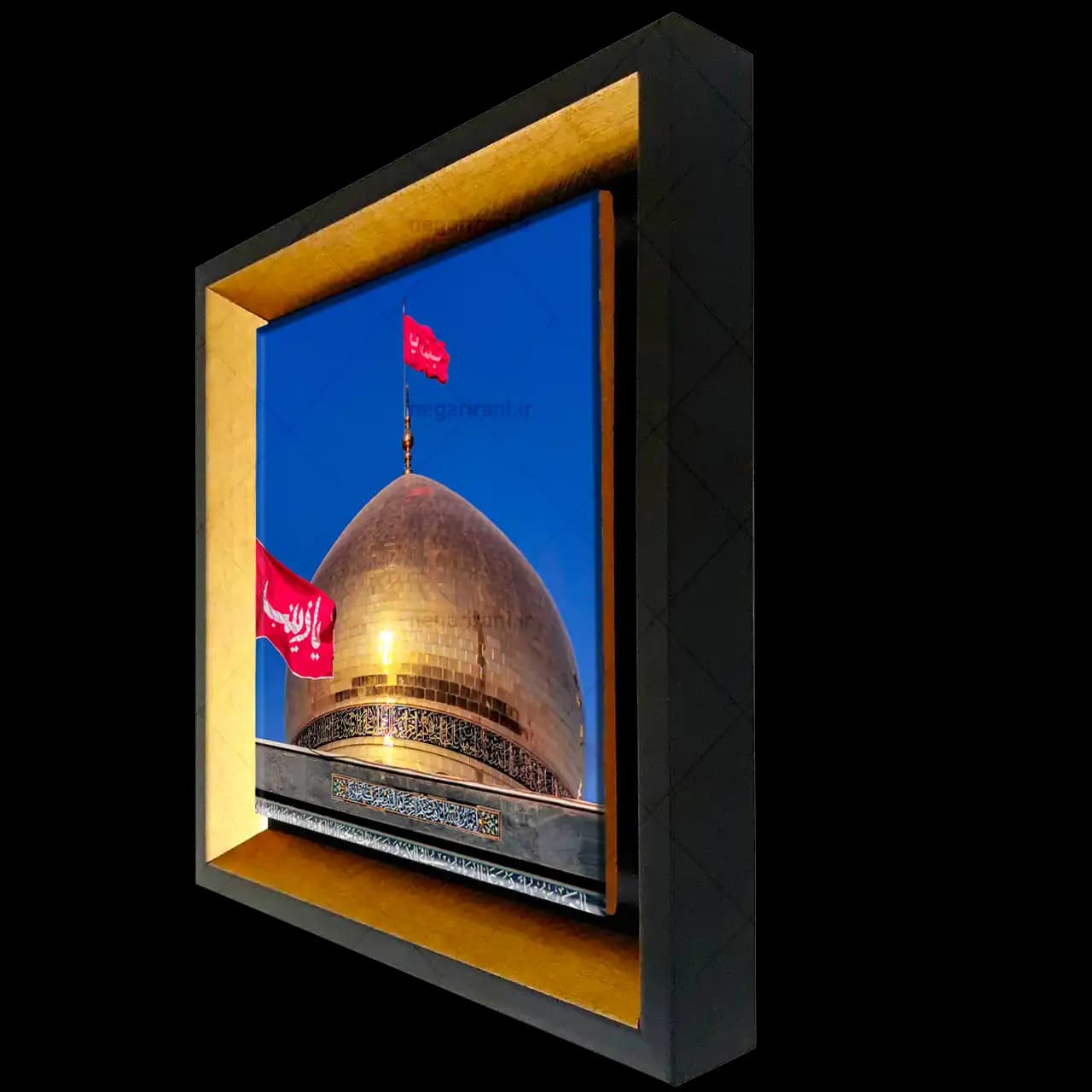 تابلو کاشی گنبد حضرت زینب (س) مدل 2P 12 — تصویر ۲