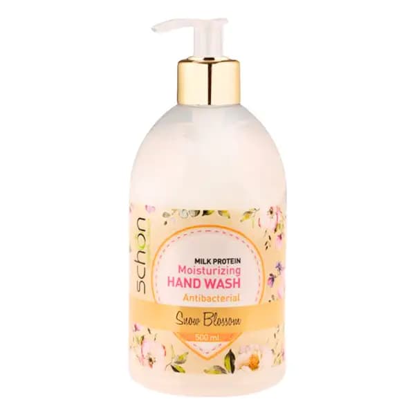 مایع دستشویی کرمی سفید شون مدل Snow Blossom حجم ۵۰۰ میلی‌لیتر