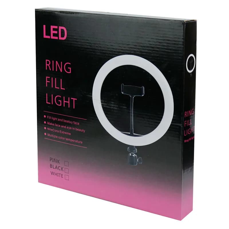 رینگ لایت پایه دار 10 اینچ Hero LED Ring Fill Light — تصویر ۴