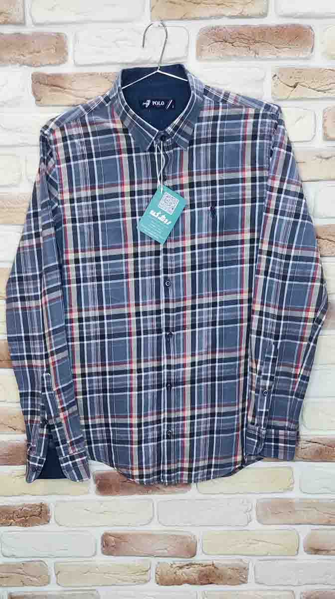 پیراهن Polo چهارخانه مردانه دست دوم