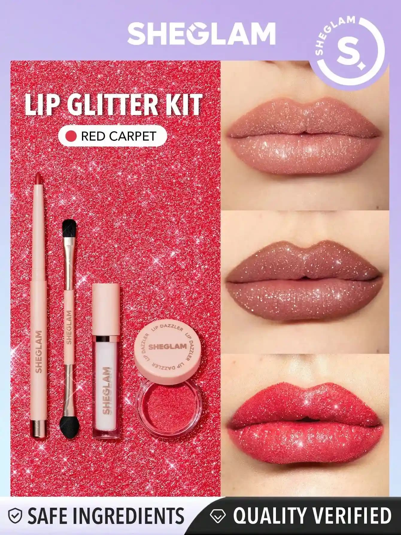 کیت گلیتر لب شیگلم LIP DAZZLER — تصویر ۴