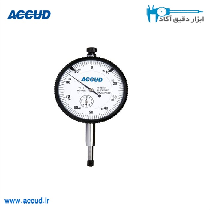 ساعت اندیکاتور (ضد ضربه) دقت 0.01 میلی متر Accud (اکود با گارانتی شرکتی) مدل 226-010-11