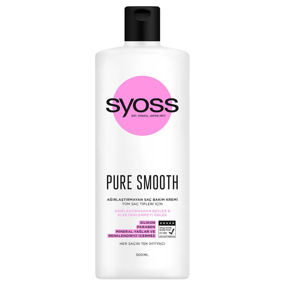 نرم کننده آبرسان سایوس syoss مدل Pure Smooth حجم 500 میلی