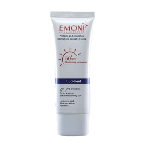 کرم ضد آفتاب SPF50 مناسب پوست نرمال تا خشک امونی حجم 50 میل
