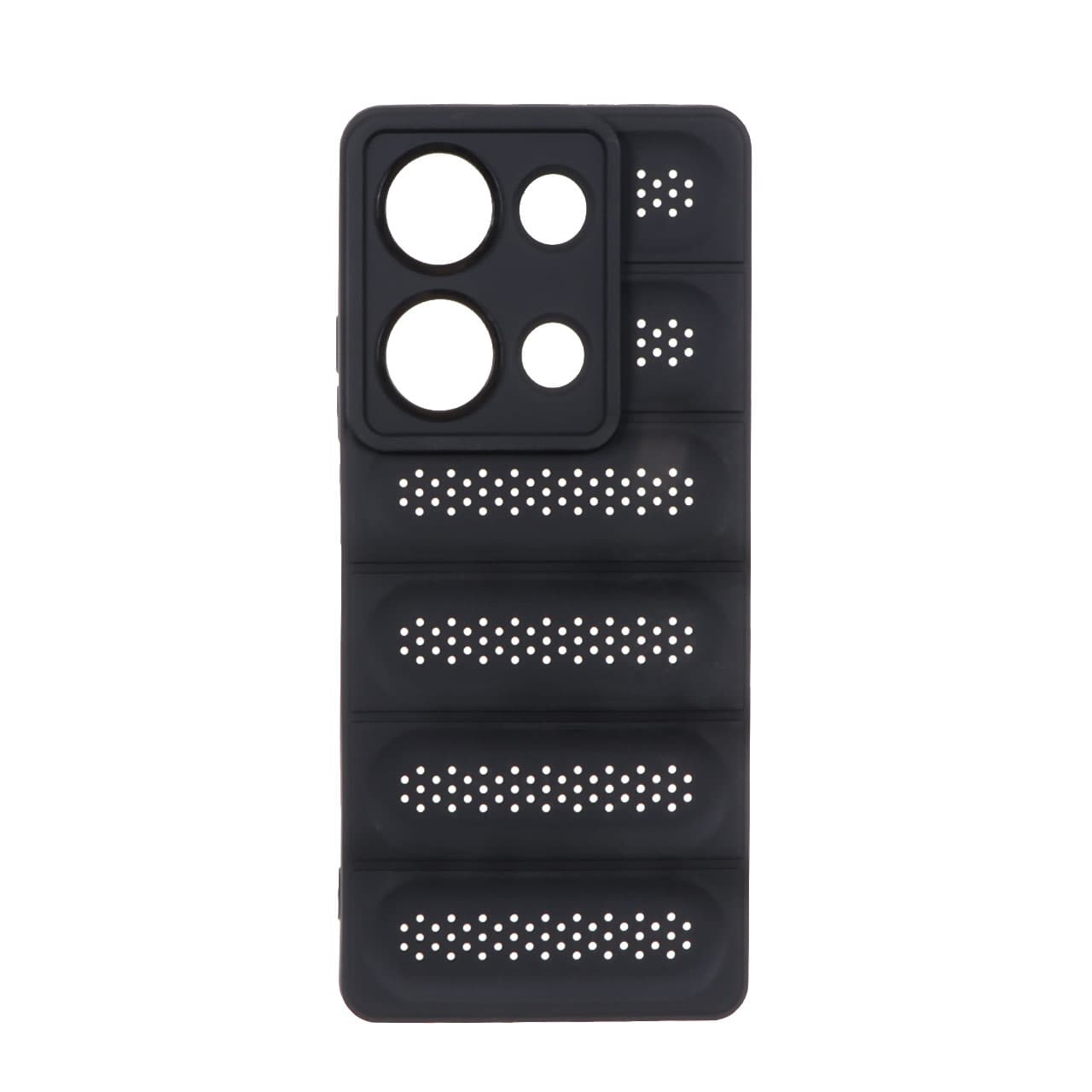 قاب Mesh محافظ لنزدار Xiaomi Redmi Note 13 Pro 4G / Poco M6 Pro 4G – مشکی-کد4438