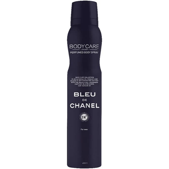 اسپری خوشبو کننده بدن مردانه بادی کر مدل Bleu de chanel حجم 200 میلی لیتر