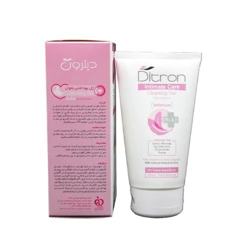 ژل بهداشتی بانوان دیترون مدل intimate حجم 150 میلی لیتر