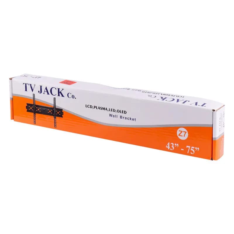 پایه دیواری ثابت تلویزیون 43 تا 75 اینچ TV Jack Z8 — تصویر ۲