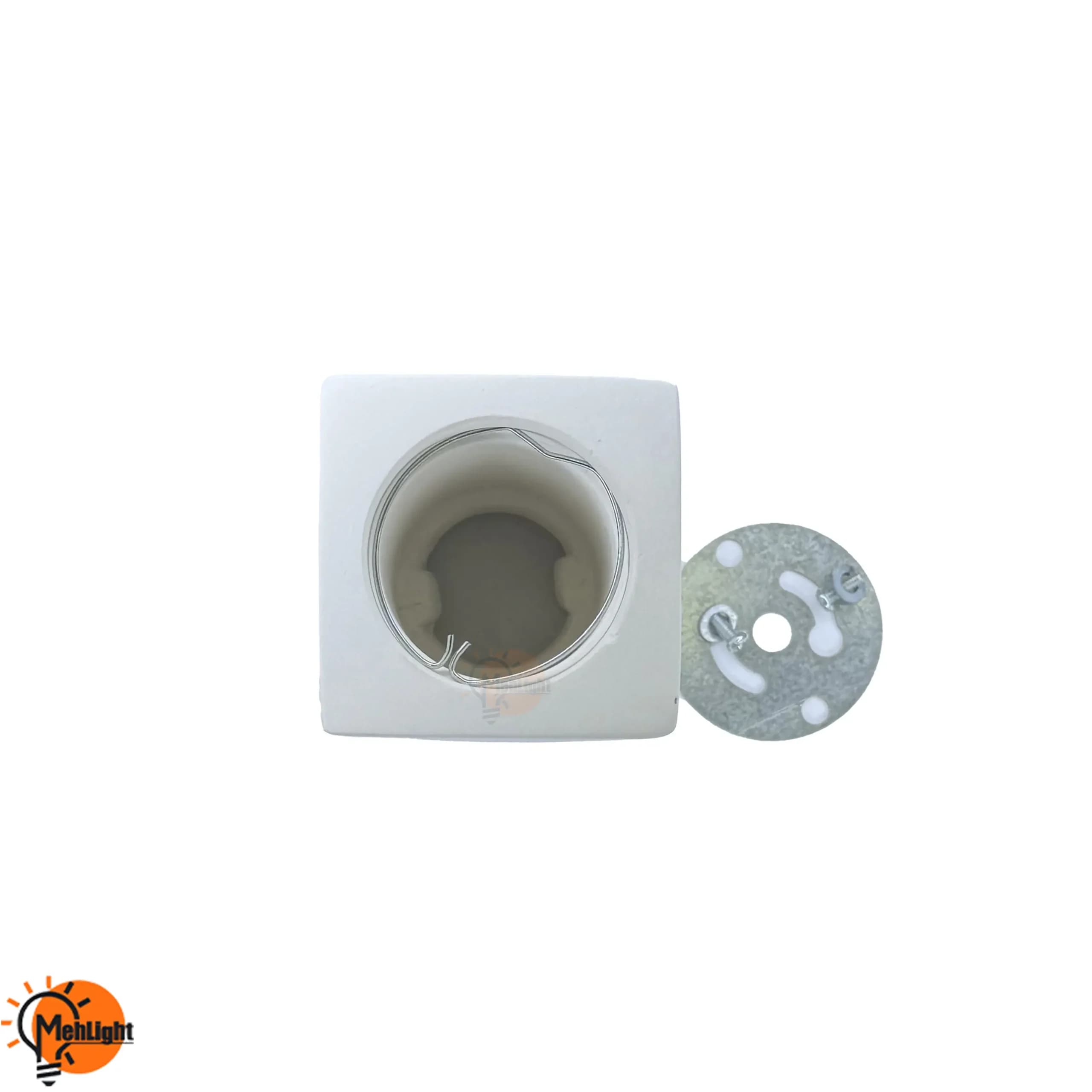 فریم چراغ روکار گچی استوانه ای کد MR-720 آقای نور — تصویر ۳