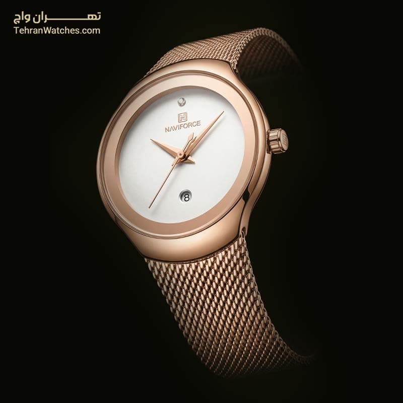 ساعت مچی عقربه‌ای زنانه نیوی فورس مدل NF5004 RG/W — تصویر ۲