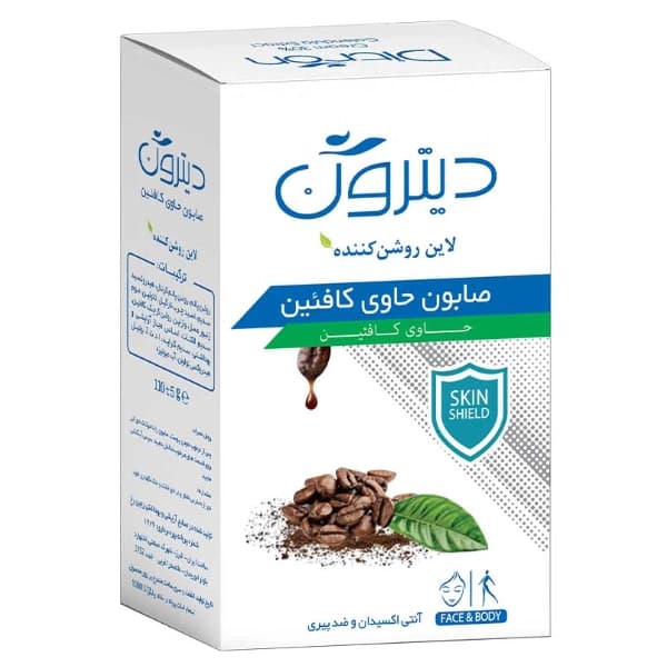 صابون کافئین دیترون وزن 110 گرمی