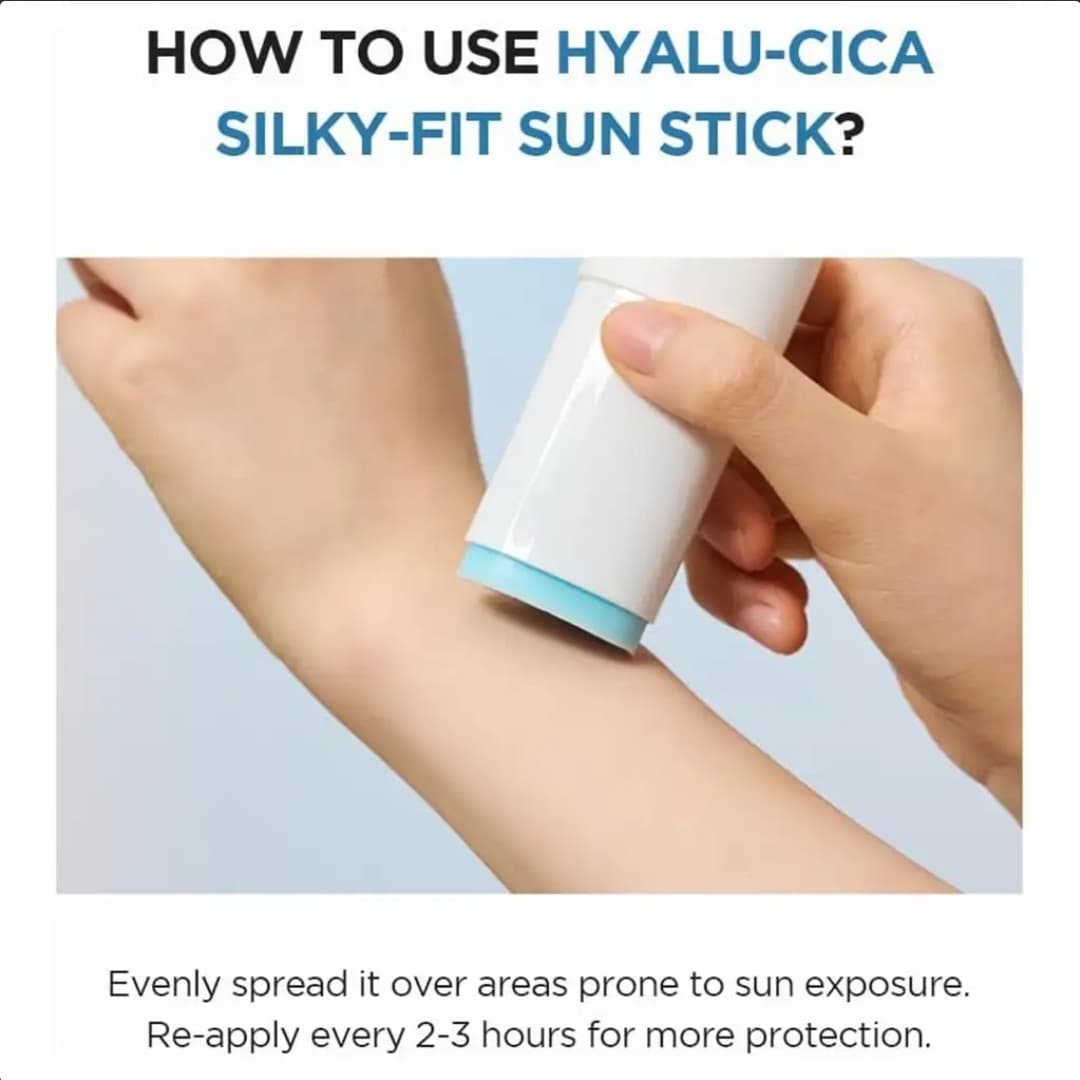 ضد آفتاب استیکی اسکین 1004 سنتلا ماداگاسکار SKIN1004 Madagascar Centella Hyalu-Cica Silky-Fit Sun Stick — تصویر ۵