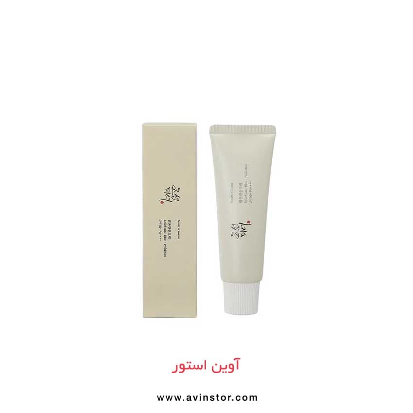 ضد آفتاب بی رنگ بیوتی آف جوسانBeauty Of Joseon Relief Sun Rice Probiotics