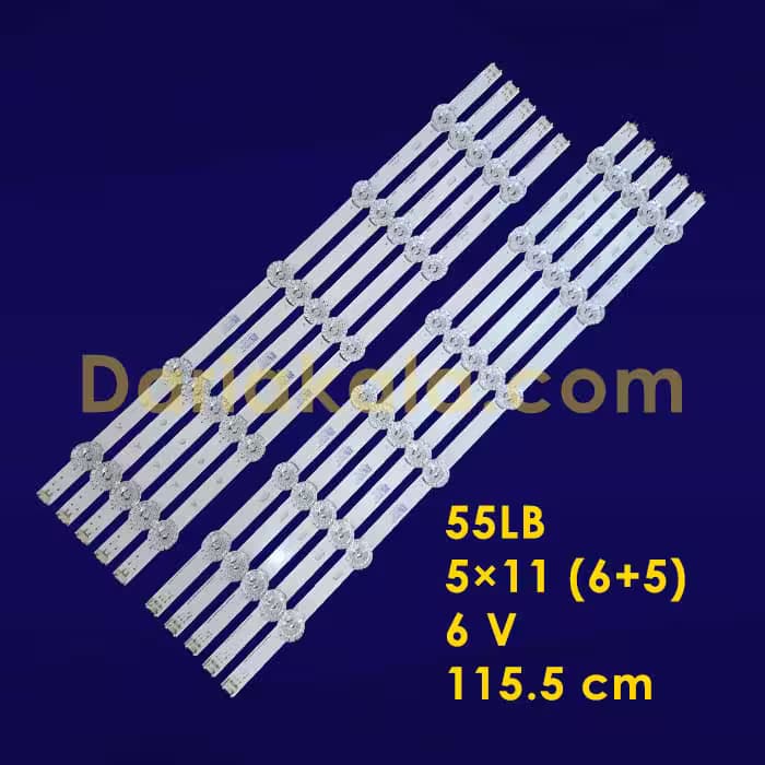 بک لایت 55 اینچ 55LB ال جی