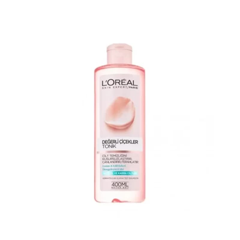 تونر لورال Loreal پوست نرمال تا مختلط حجم 400 میل — تصویر ۳