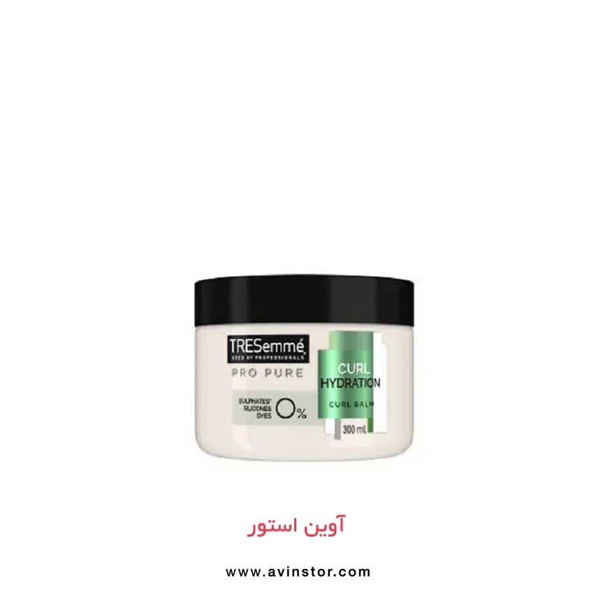 ماسک مو ترزمه TRESEMME موهای فر بدون سولفات حجم 300 میل