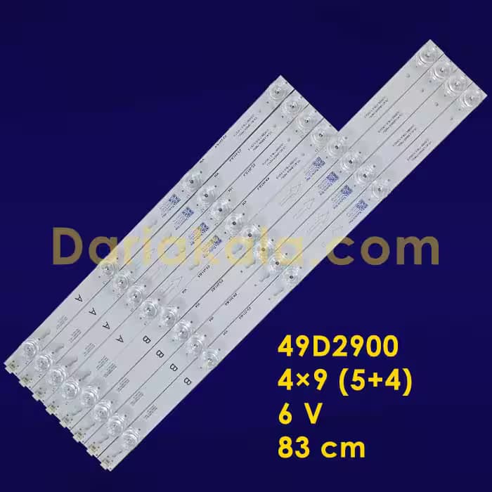 بک لایت 49 اینچ 49D2900 تی سی ال