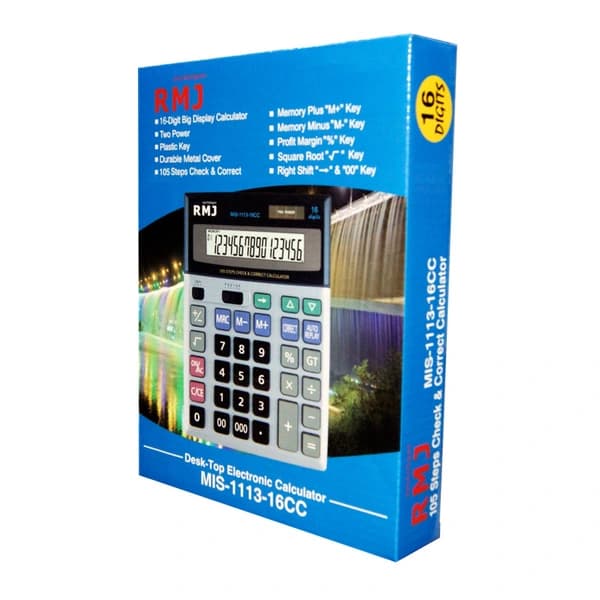 ماشین حساب آر ام جی مدل MIS-1113-16C