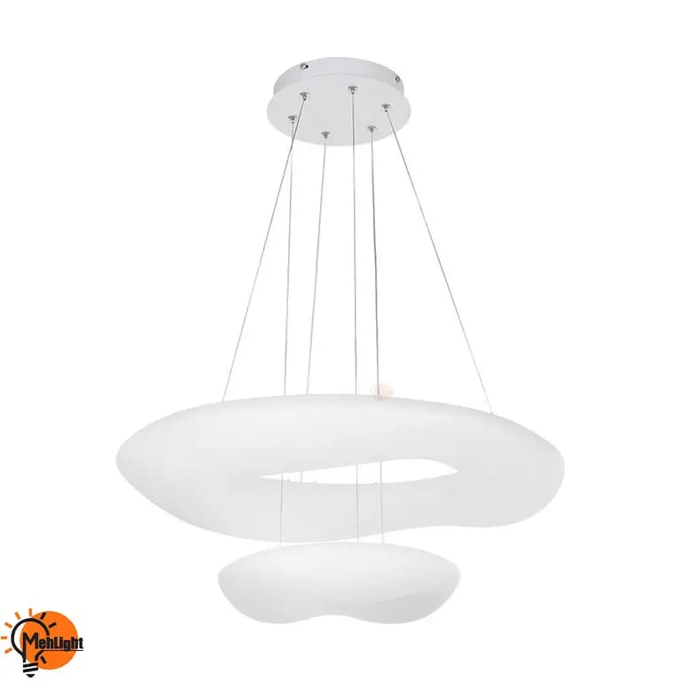 لوستر LED مدل دوناتی دو طبقه کد 536