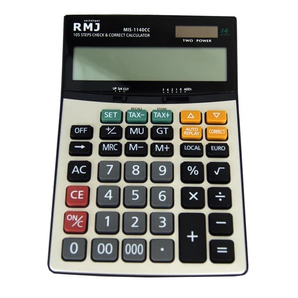ماشین حساب آر ام جی مدل MIS-1140CC