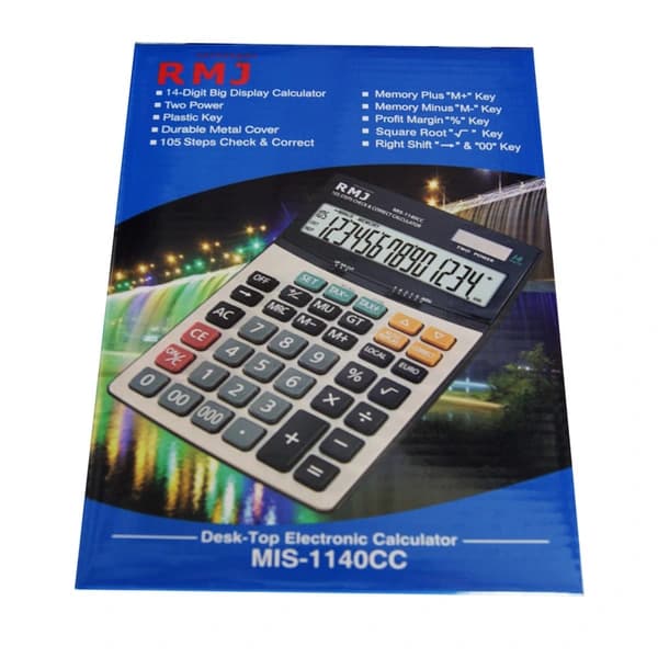 ماشین حساب آر ام جی مدل MIS-1140CC — تصویر ۵