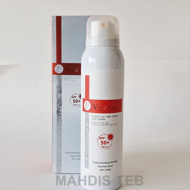 اسپری روشن کننده ضدآفتاب ویونسا |120ml