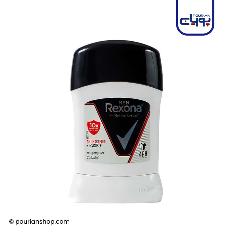 استیک ضد تعریق مردانه Antibacterial + Invisible رکسونا — تصویر ۲