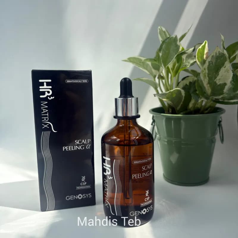 سرم پیلینگ پوست سر ژنوسیس HR3 MATRIX