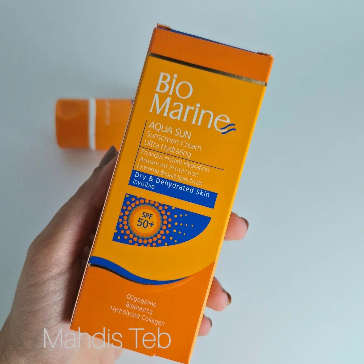 کرم ضدآفتاب رطوبت رسان با SPF50 بایومارین — تصویر ۳
