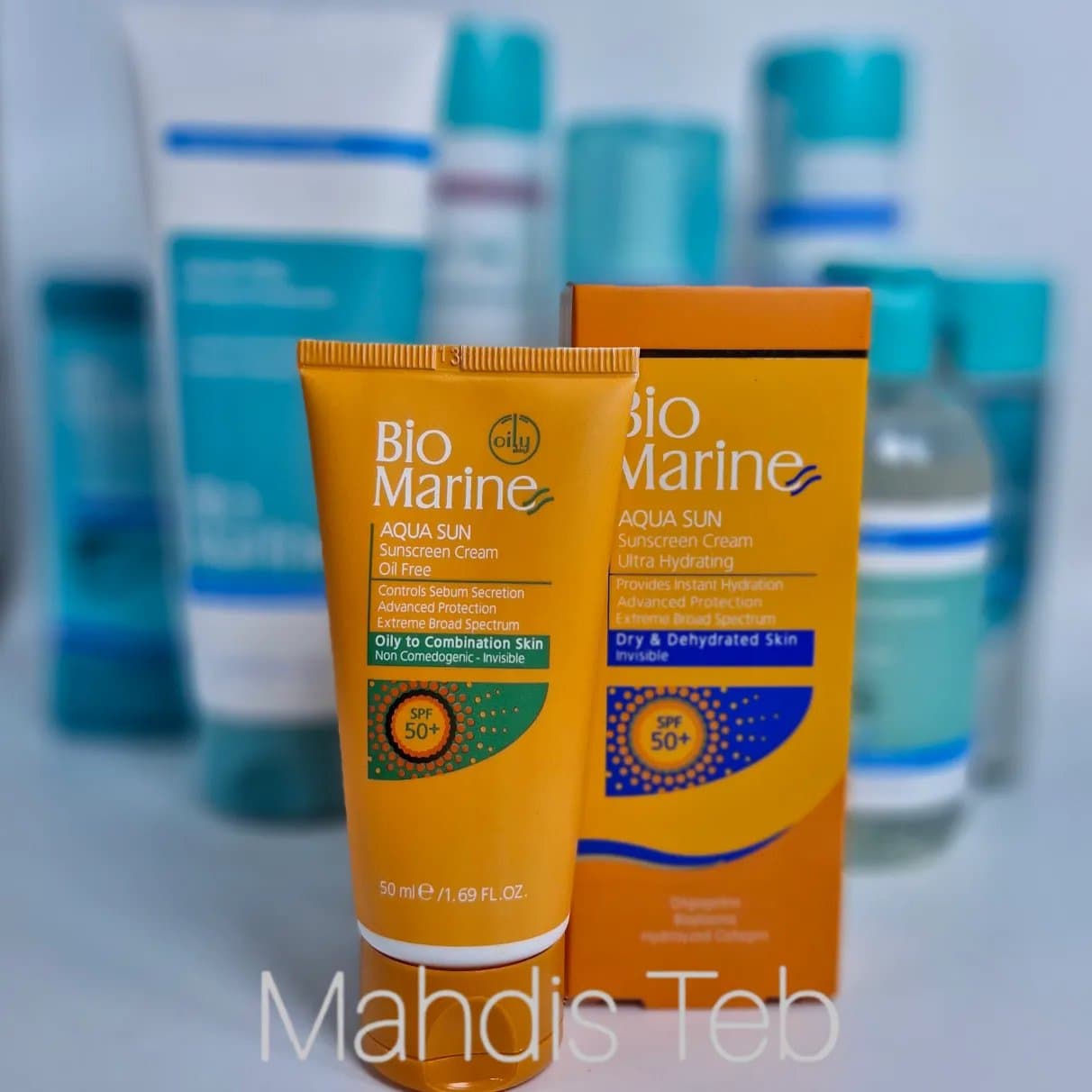 کرم ضدآفتاب فاقد چربی باSPF50 بایومارین