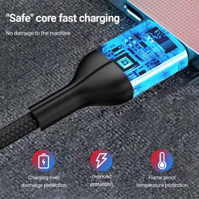 کابل شارژ لایتنینگ سلبریت مدل Celebrat CB-30L — تصویر ۳