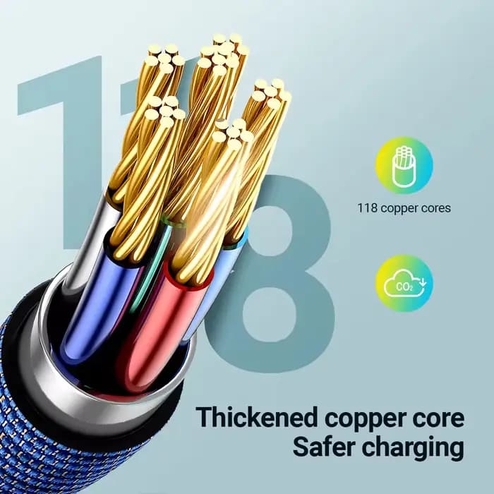 کابل شارژ لایتنینگ آیفون سلبریت Celebrat CB-22 — تصویر ۳