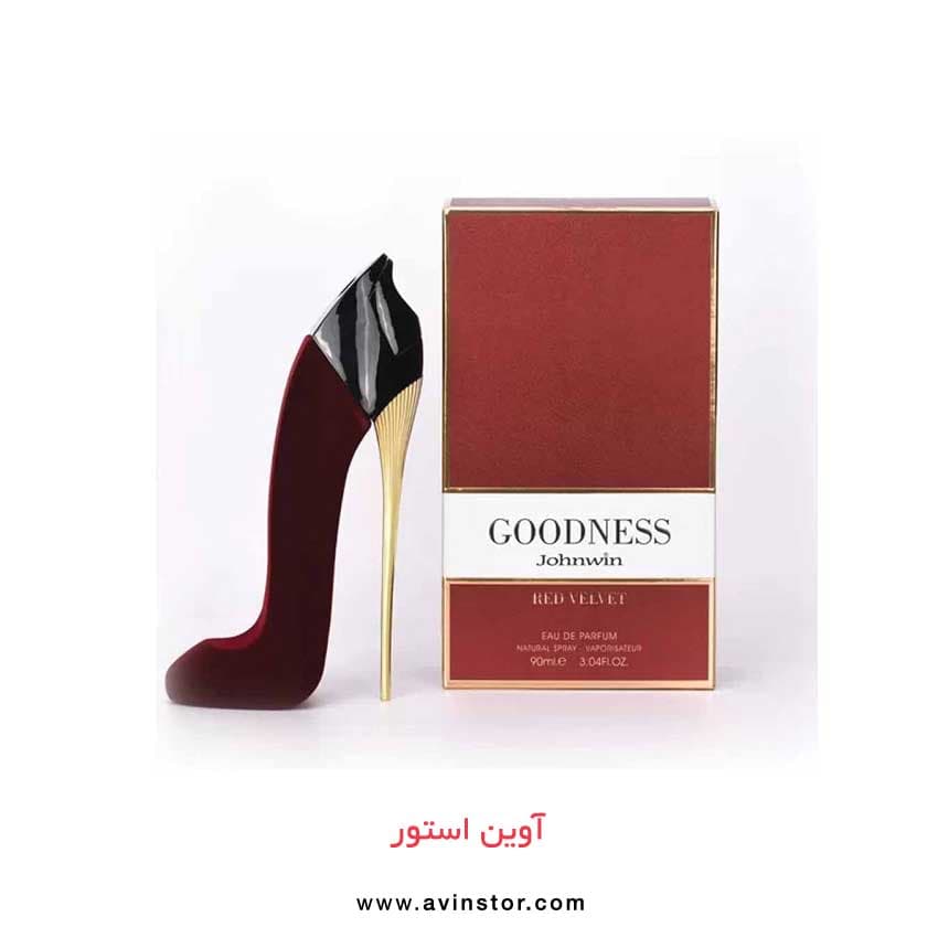 ادو پرفیوم زنانه جانوین مدل Johnwin Goodness Red Velvet حجم 90 میلی لیتر
