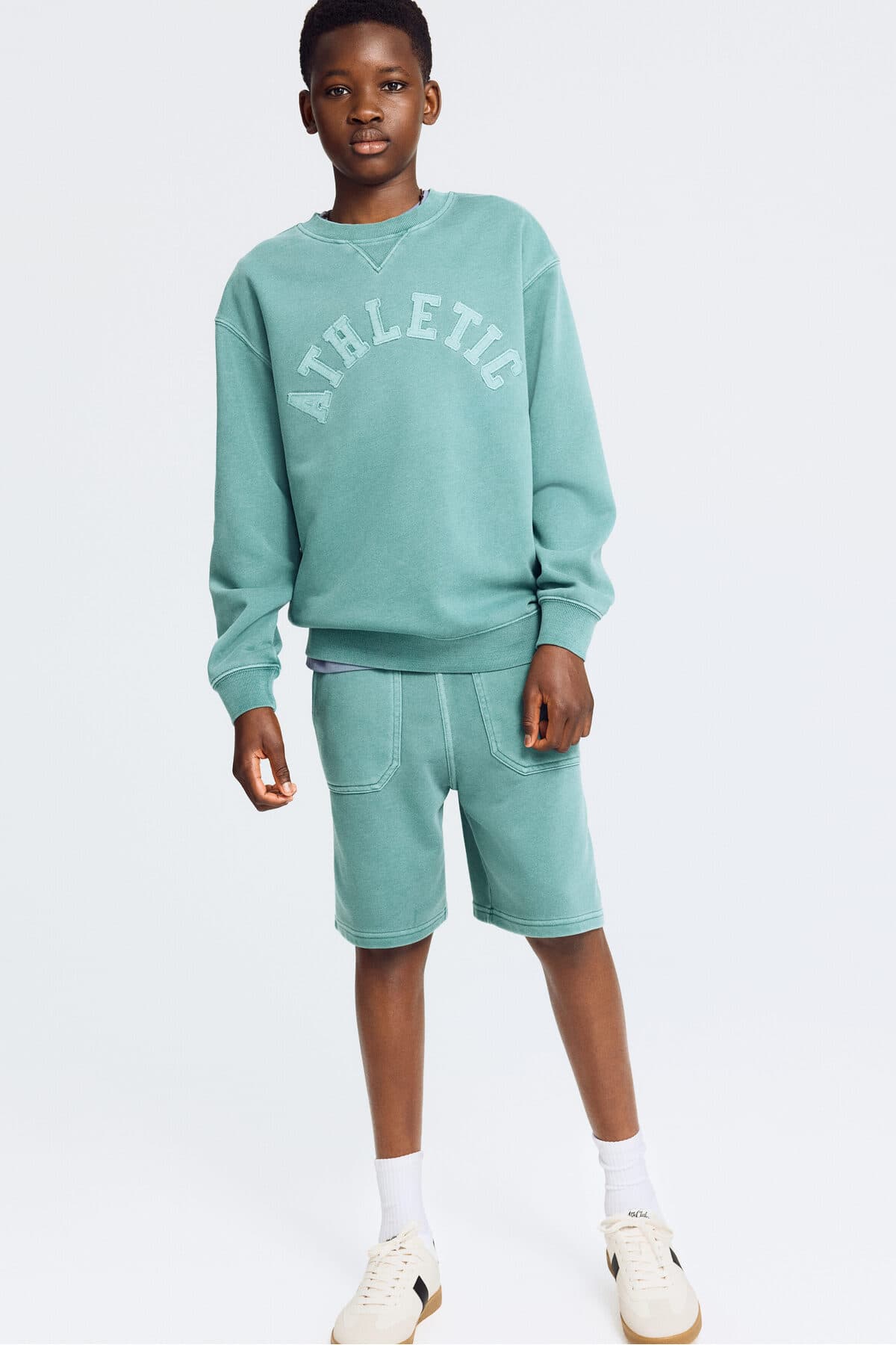 سویشرت اچ اند ام پسرانه سبز | H&M 1342458 CN — تصویر ۲
