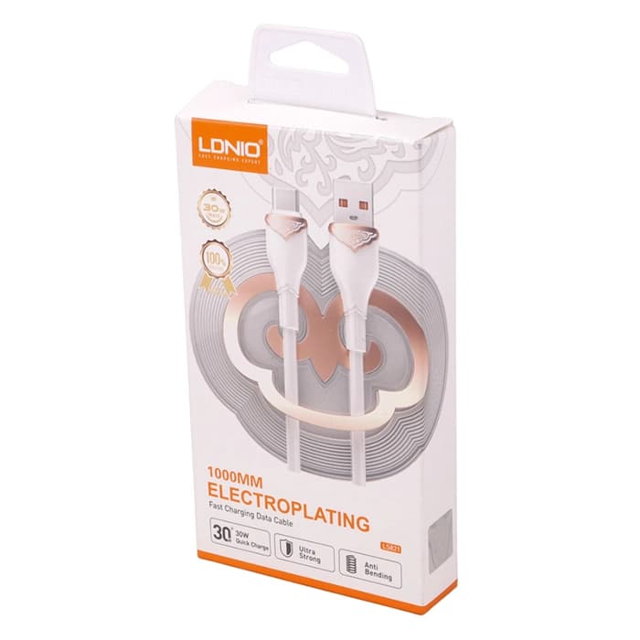 کابل شارژ لایتنینگ آیفون الدینیو مدل LDNIO LS821 — تصویر ۳