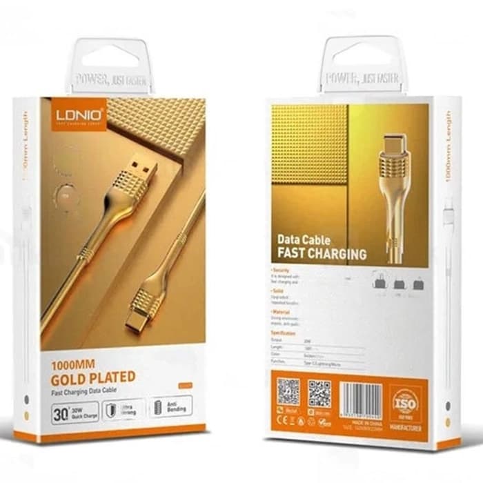 کابل شارژ لایتنینگ آیفون الدینیو مدل LDNIO LS651 — تصویر ۴