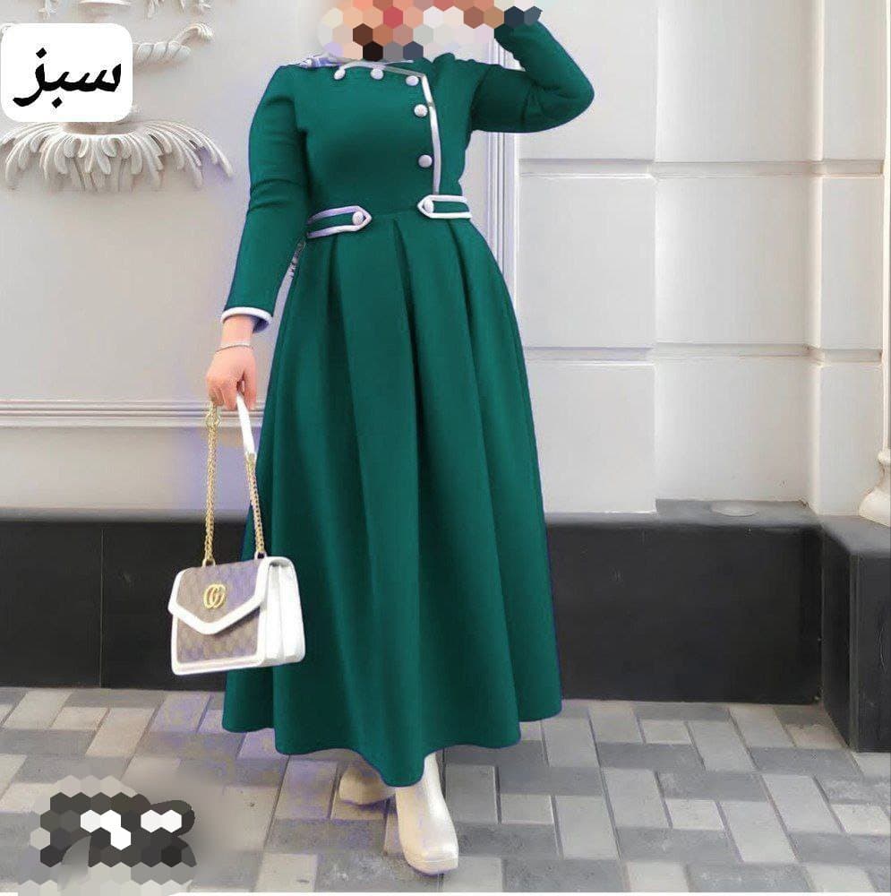 پیراهن بلند مازراتی عروسکی مجلسی — تصویر ۲